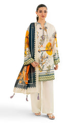 UAE-3 Piece Printed Lawn Suit