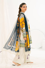 UAE-3 Piece Printed Lawn Suit