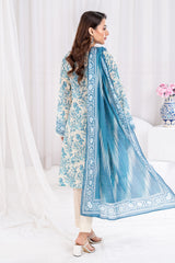 UAE-3 Piece Printed Lawn Suit