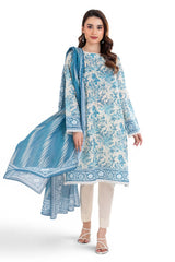 UAE-3 Piece Printed Lawn Suit