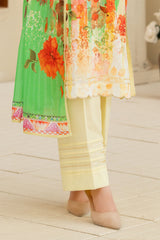 UAE-3 Piece Printed Lawn Suit