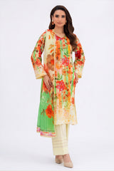 UAE-3 Piece Printed Lawn Suit