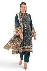 UAE-3 Piece Printed Lawn Suit