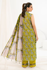 UAE-3 Piece Printed Lawn Suit