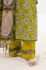 UAE-3 Piece Printed Lawn Suit