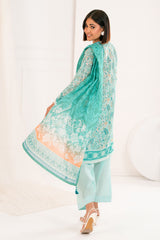 UAE-3 Piece Printed Lawn Suit