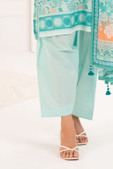 UAE-3 Piece Printed Lawn Suit