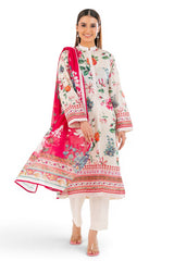 UAE-3 Piece Printed Lawn Suit