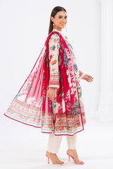 UAE-3 Piece Printed Lawn Suit