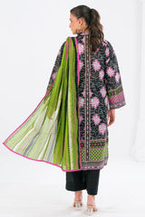 UAE-3 Piece Printed Lawn Suit