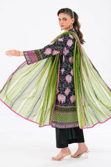 UAE-3 Piece Printed Lawn Suit