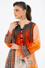 UAE-3 Piece Printed Lawn Suit