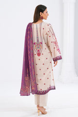 UAE-3 Piece Printed Lawn Suit