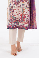 UAE-3 Piece Printed Lawn Suit