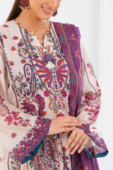 UAE-3 Piece Printed Lawn Suit