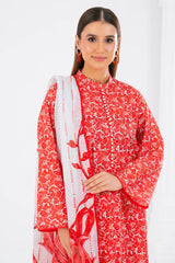 UAE-3 Piece Printed Lawn Suit