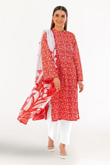 UAE-3 Piece Printed Lawn Suit