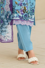 UAE-3 Piece Printed Lawn Suit
