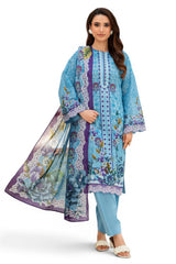 UAE-3 Piece Printed Lawn Suit