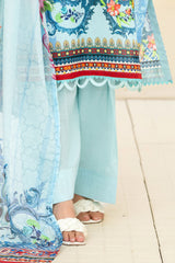 UAE-3 Piece Printed Lawn Suit
