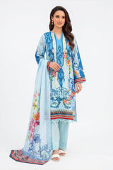 UAE-3 Piece Printed Lawn Suit