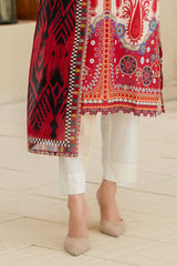 UAE-3 Piece Printed Lawn Suit