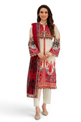 UAE-3 Piece Printed Lawn Suit
