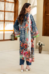 UAE-3 Piece Printed Lawn Suit