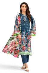 UAE-3 Piece Printed Lawn Suit