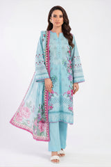 UAE-3 Piece Printed Lawn Suit