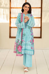 UAE-3 Piece Printed Lawn Suit