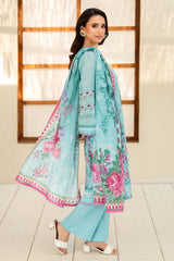 UAE-3 Piece Printed Lawn Suit