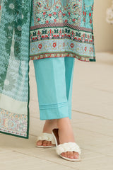 UAE-3 Piece Printed Lawn Suit