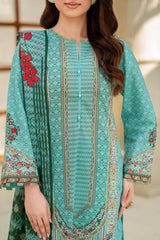 UAE-3 Piece Printed Lawn Suit