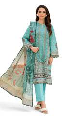 UAE-3 Piece Printed Lawn Suit