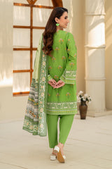UAE-3 Piece Printed Lawn Suit