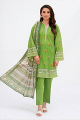 UAE-3 Piece Printed Lawn Suit
