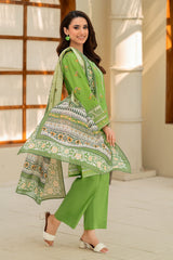 UAE-3 Piece Printed Lawn Suit