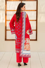 UAE-3 Piece Printed Lawn Suit