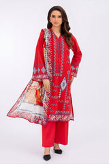 UAE-3 Piece Printed Lawn Suit