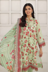 UAE-3 Piece Printed Lawn Suit