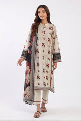 UAE-3 Piece Printed Lawn Suit
