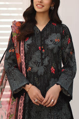 UAE-3 Piece Printed Lawn Suit