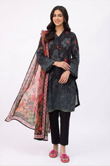 UAE-3 Piece Printed Lawn Suit