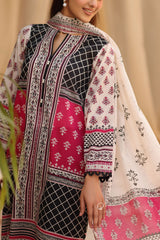 UAE-3 Piece Printed Lawn Suit