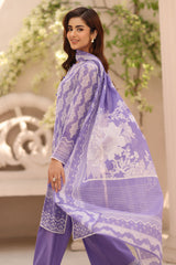 UAE-3 Piece Printed Lawn Suit