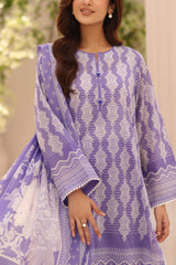 UAE-3 Piece Printed Lawn Suit