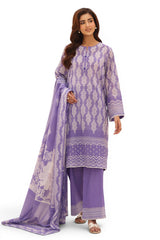 UAE-3 Piece Printed Lawn Suit