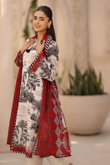 UAE-3 Piece Printed Lawn Suit