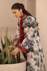UAE-3 Piece Printed Lawn Suit
